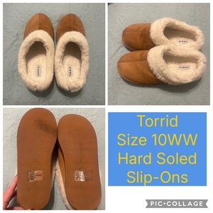 Torrid Faux Fur Hard-Soled Slippers